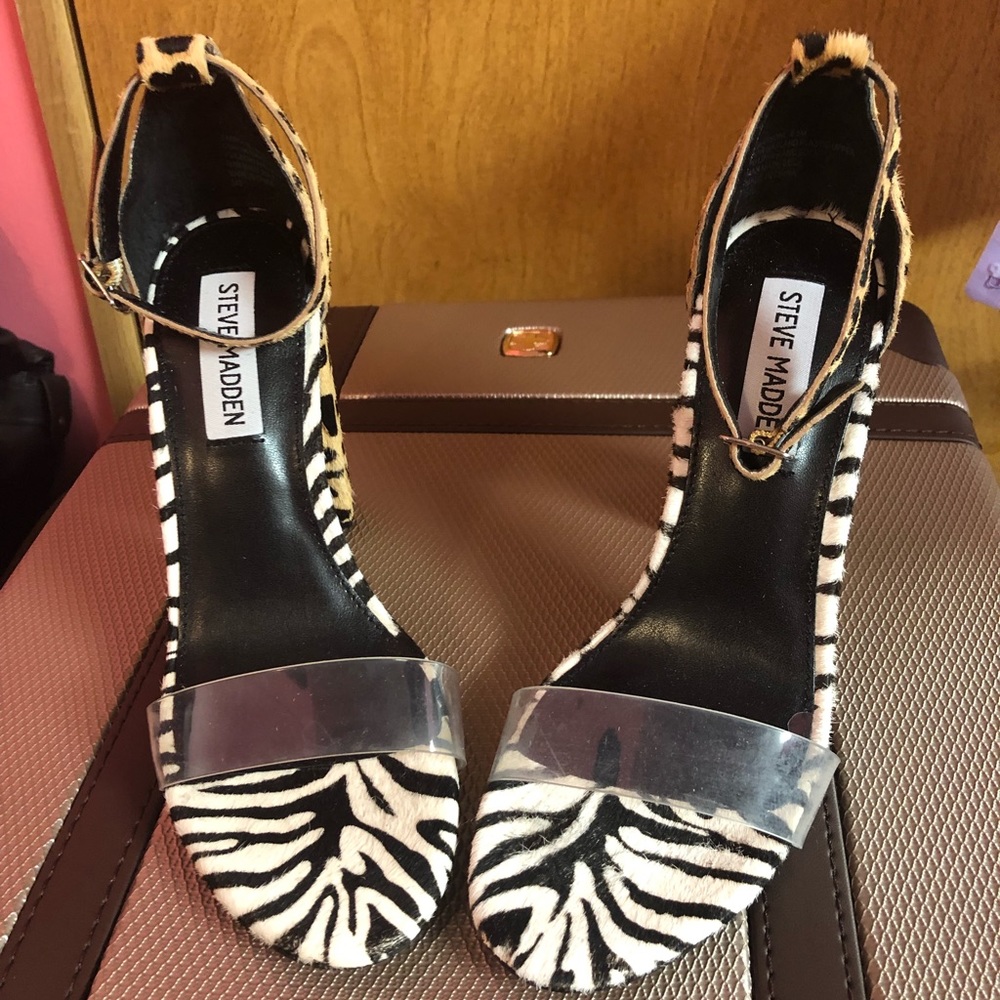 Steve Madden Animal Print Sandal 6.5